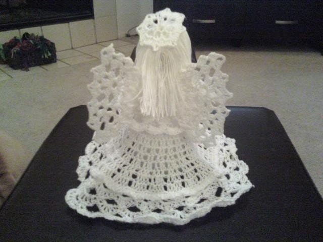 Christmas Angel tree topper Best Selling Crochet Hand made Christmas tree decoration Best Seller