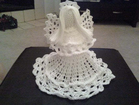 Christmas Angel tree topper Best Selling Crochet Hand made Christmas tree decoration Best Seller