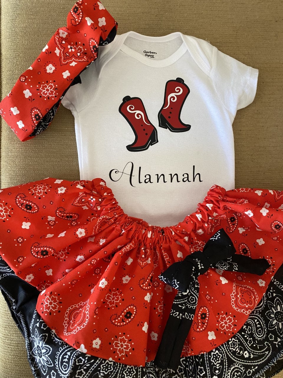 Cowgril Skirt and Top/Cowgirl tutu/Cowgirl shirt/Cowgirl Onesie/Cowgirl boots/Cowgirl Birthday/Cowgirl birthday tutu/Custom Cowgirl set