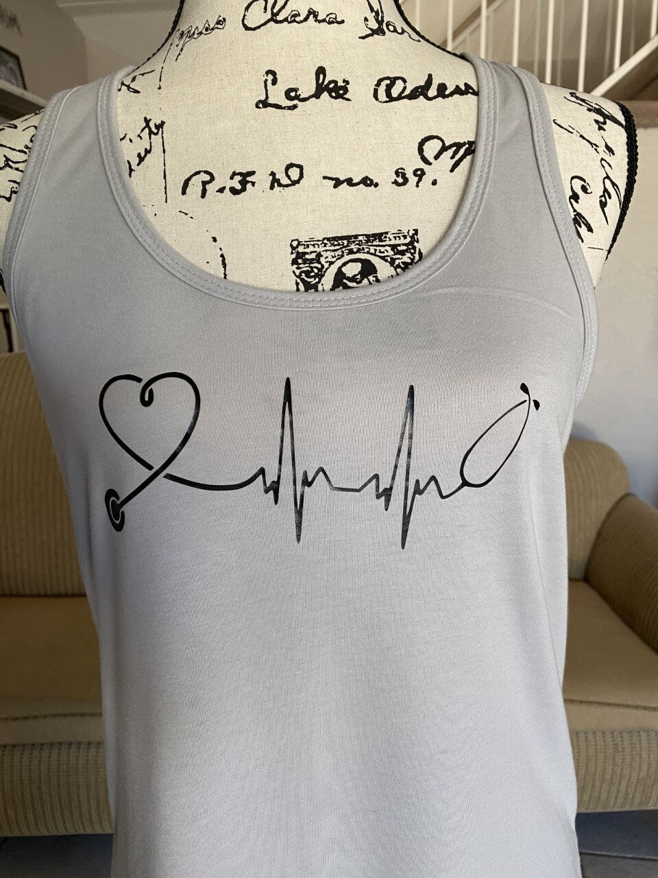 Nurse Stethoscope Heartbeat T-shirt tank top hoodie crew neck sweatshirt most popular gift present best seller best selling custom personal