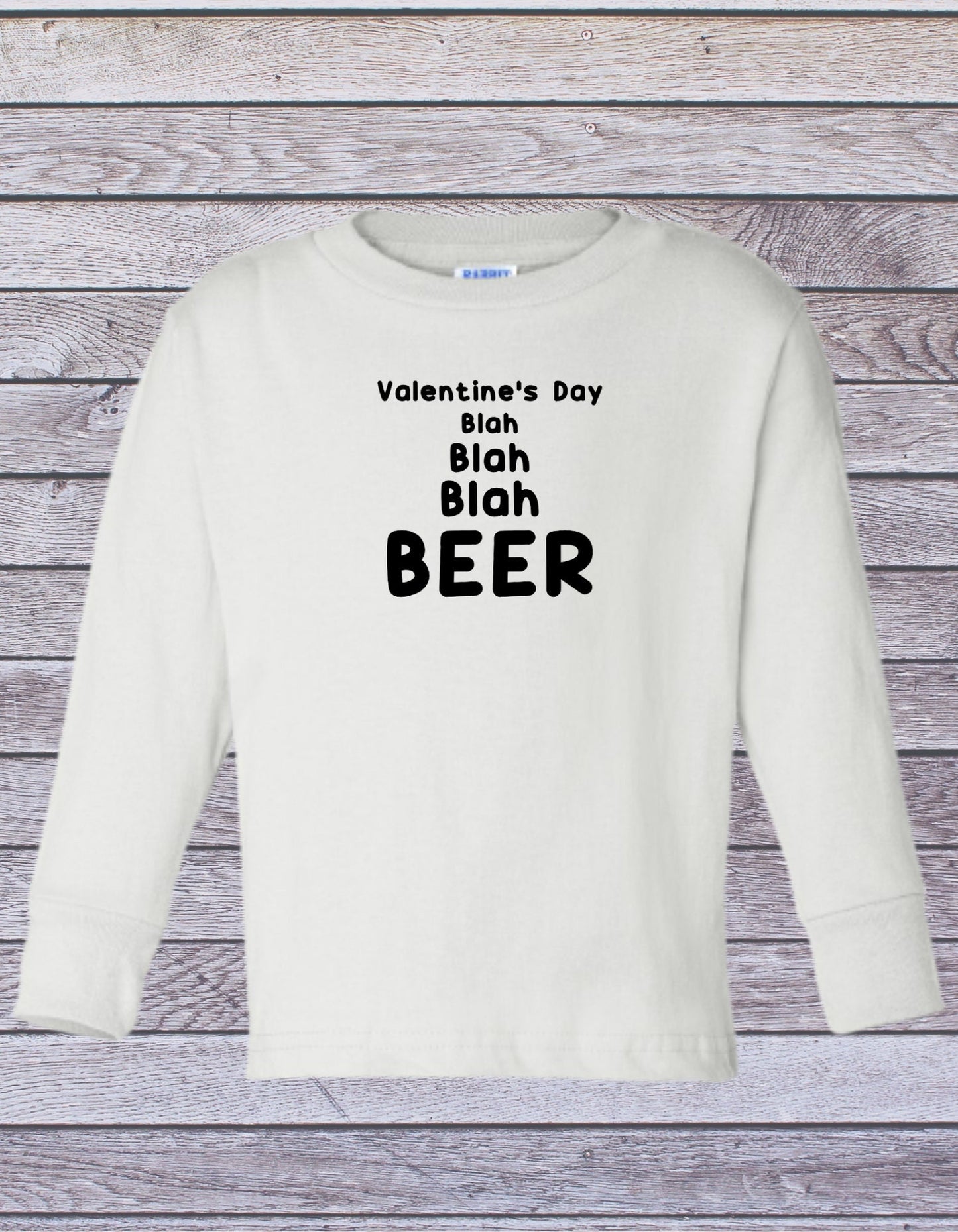 Valentine's Day Blah Blah Blah BEER! Single on Sweetheart day t-shirt hoodie sweatshirt funny Valentine best seller most popular