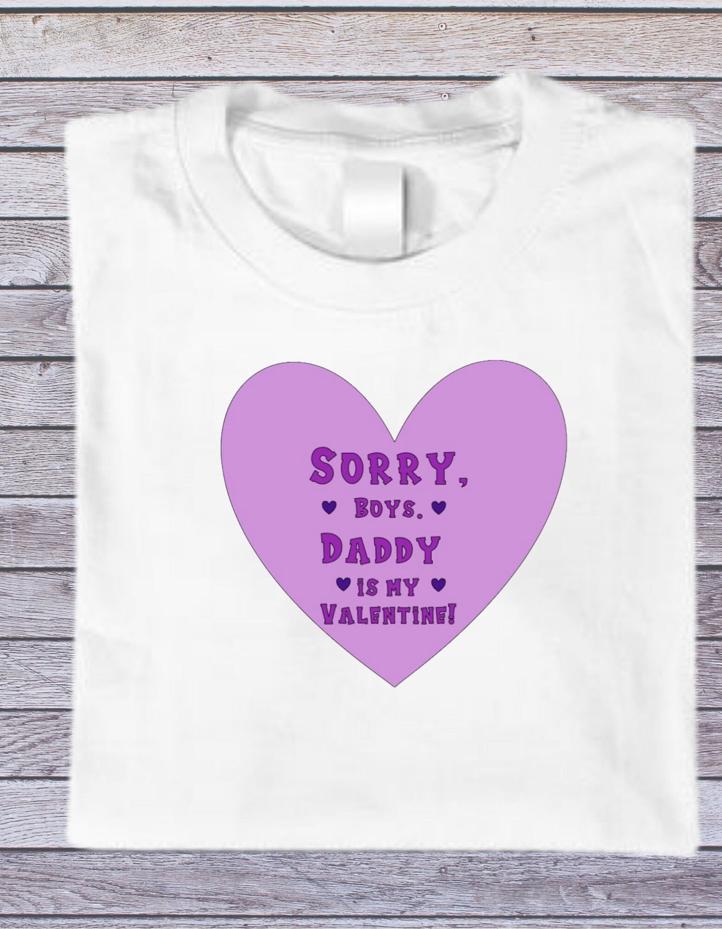 Valentine's Day Girls t-shirt hoodie sweatshirt Sorry Boys Daddy is my Valentine funny kids shirt childrens personalized gifts custom