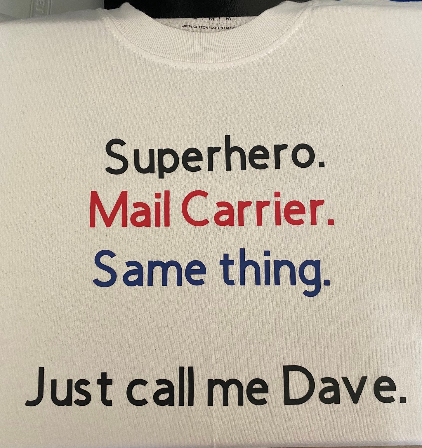 Mail Carrier Mailman Mailwoman Postal Worker T-shirt Hoodie Funny Superhero personalized gift custom