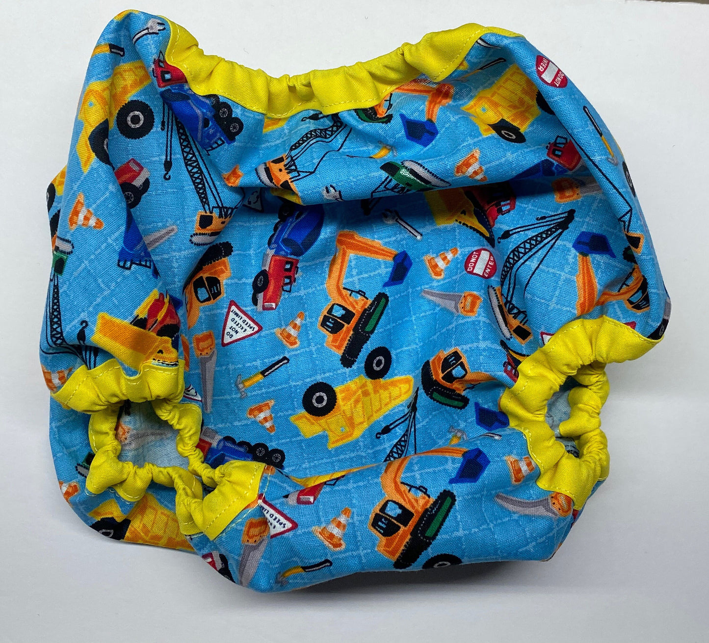 First Birthday Smash Cake Outfit Custom Construction Suspenders Bow tie applique shirt diaper cover nappy party gift dump truck bloomer