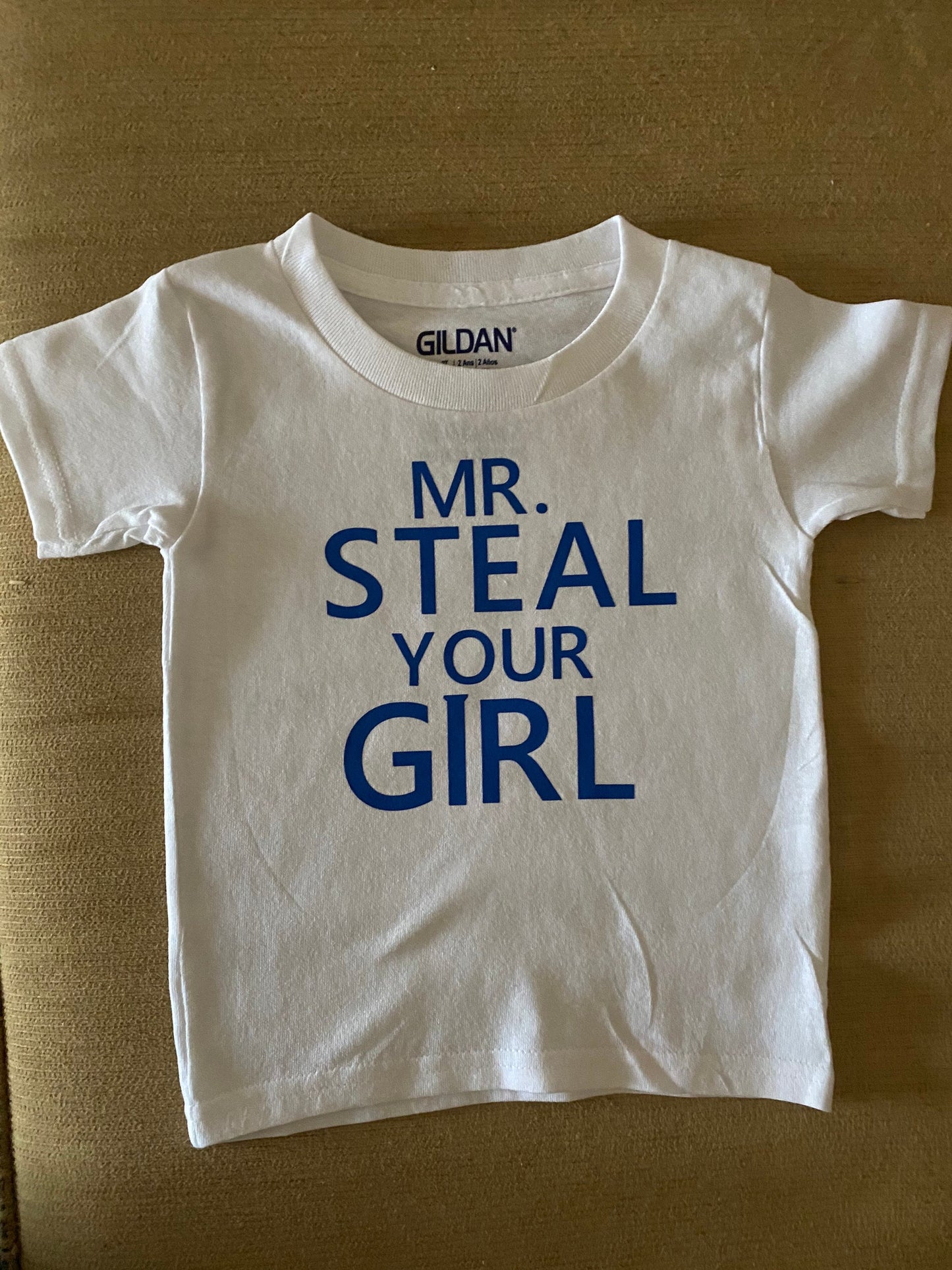 Mr. Steal Your Girl funny kids shirt toddler infant teen most popular best selling gift present birthday graphic tee