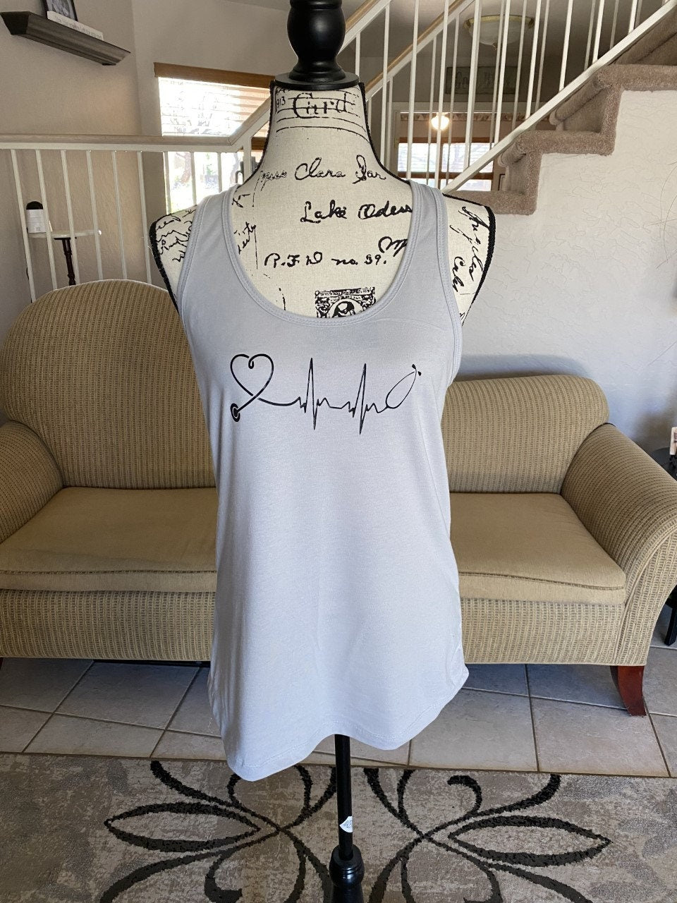 Nurse Stethoscope Heartbeat T-shirt tank top hoodie crew neck sweatshirt most popular gift present best seller best selling custom personal