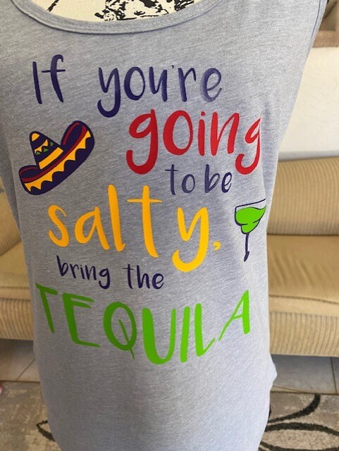 Funny tank top / funny margarita shirt / tequila shirt / drinking shirt / funny day drinking shirt / funny shirt / funny alcohol gift