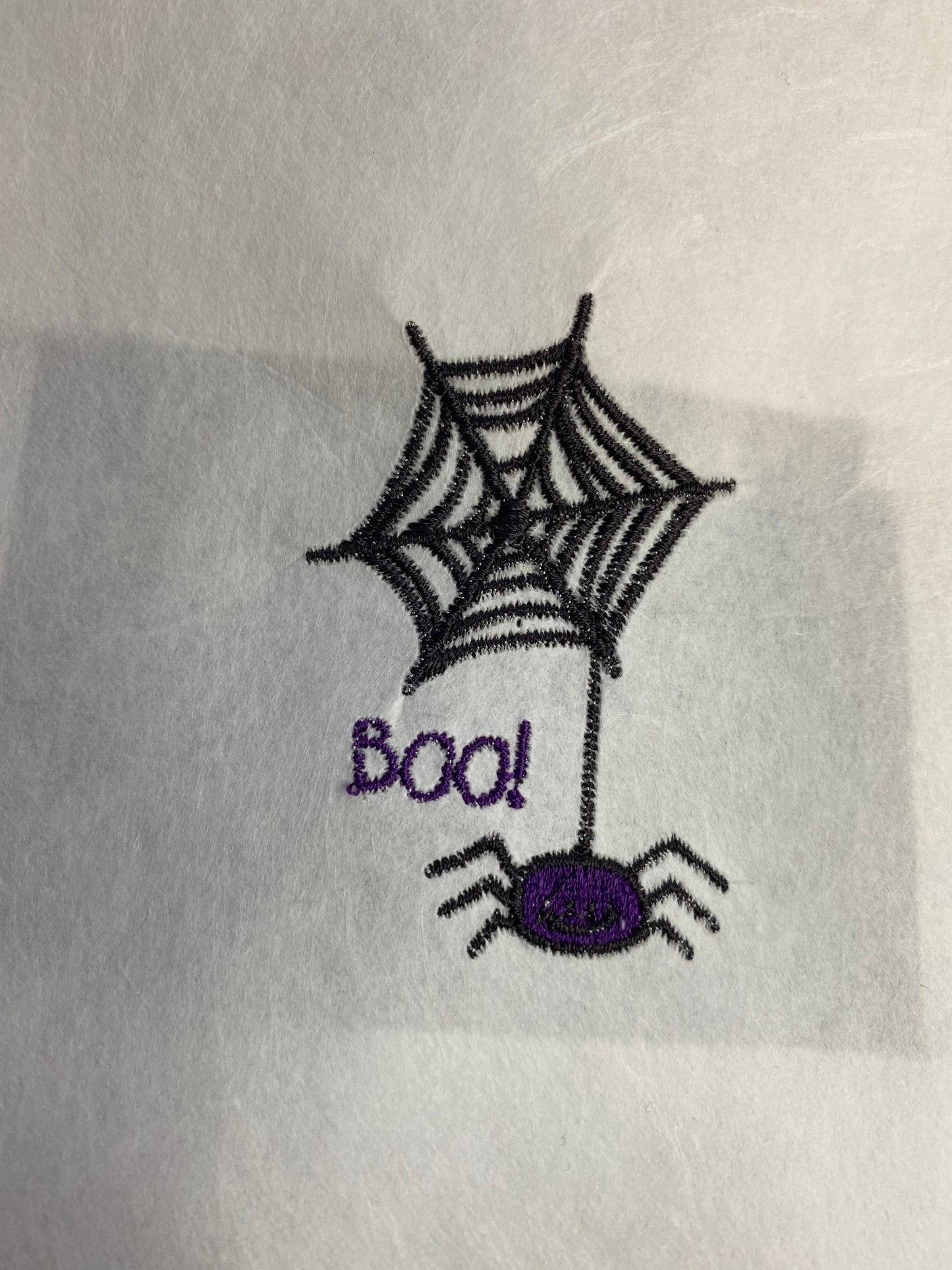 Halloween costume shirt tee tshirt t-shirt BOO Witch Mirror spider scary creepy embroidered embroidery fun pretty