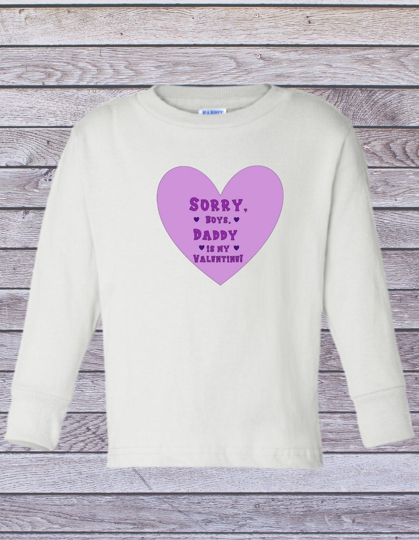 Valentine's Day Girls t-shirt hoodie sweatshirt Sorry Boys Daddy is my Valentine funny kids shirt childrens personalized gifts custom