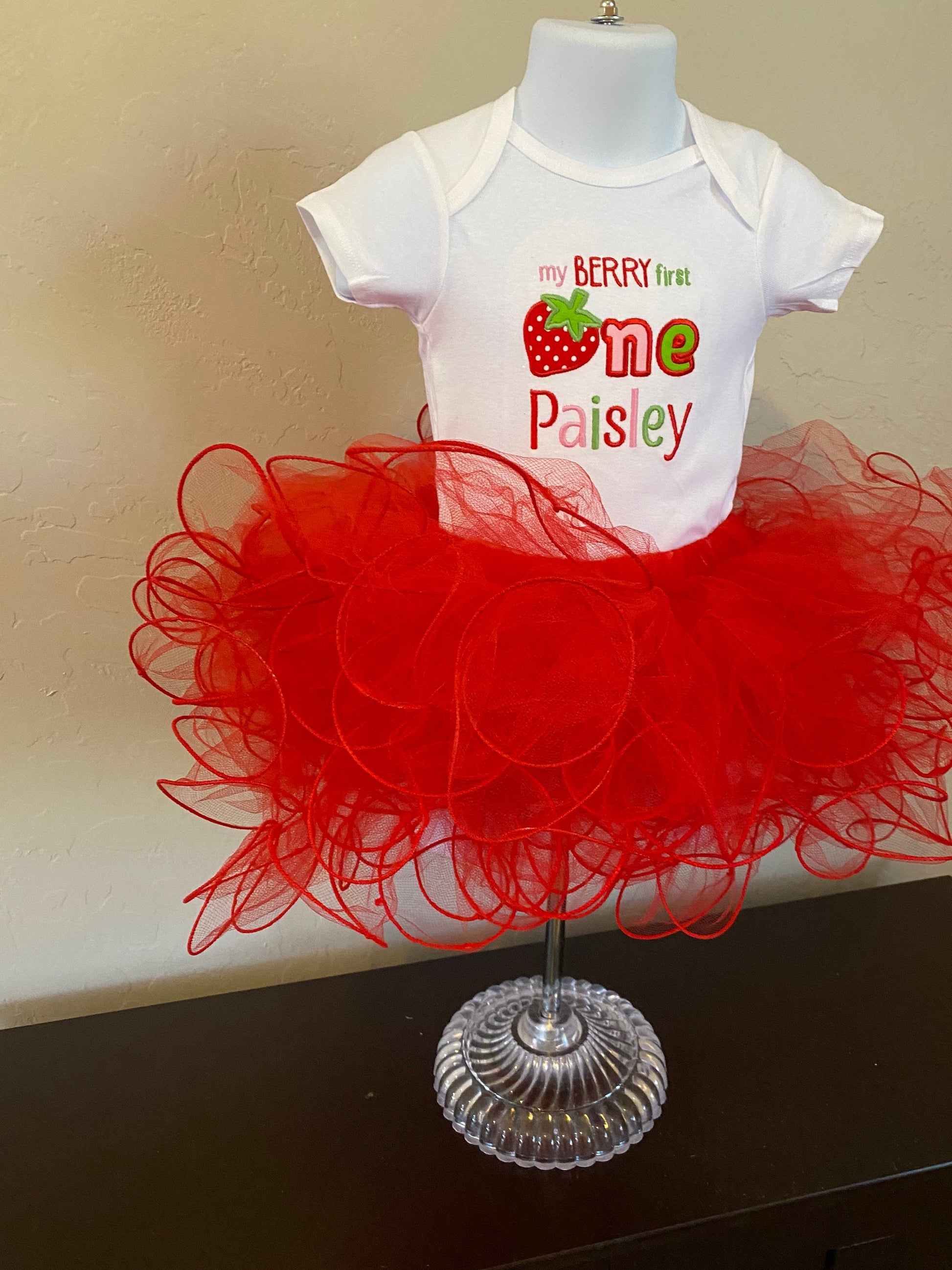 Personalized Tutu Dress Little Girl Baby 1st Birthday Outfit Custom Na McBeths Customs Personalized Tutu Dress Little Girl Baby 1st Birthday Outfit Custom Na McBeths Customs