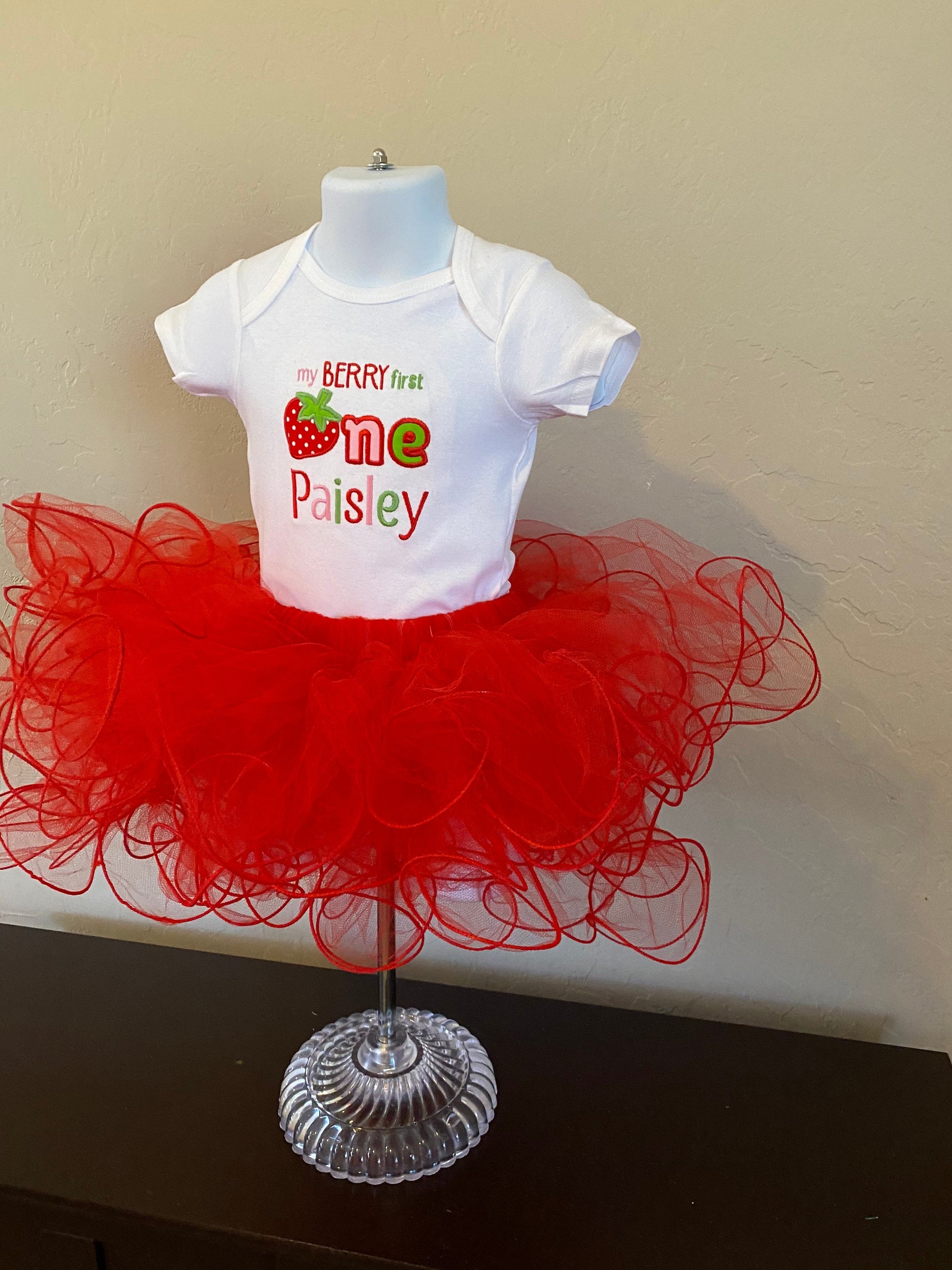 berry first birthday dress Berry First Birthday Outfit, Personalized Baby Girl Strawberry Clothes Set, Sweet One Baby Dress, Baby Shower Gift, Cake Smash Photoshoot