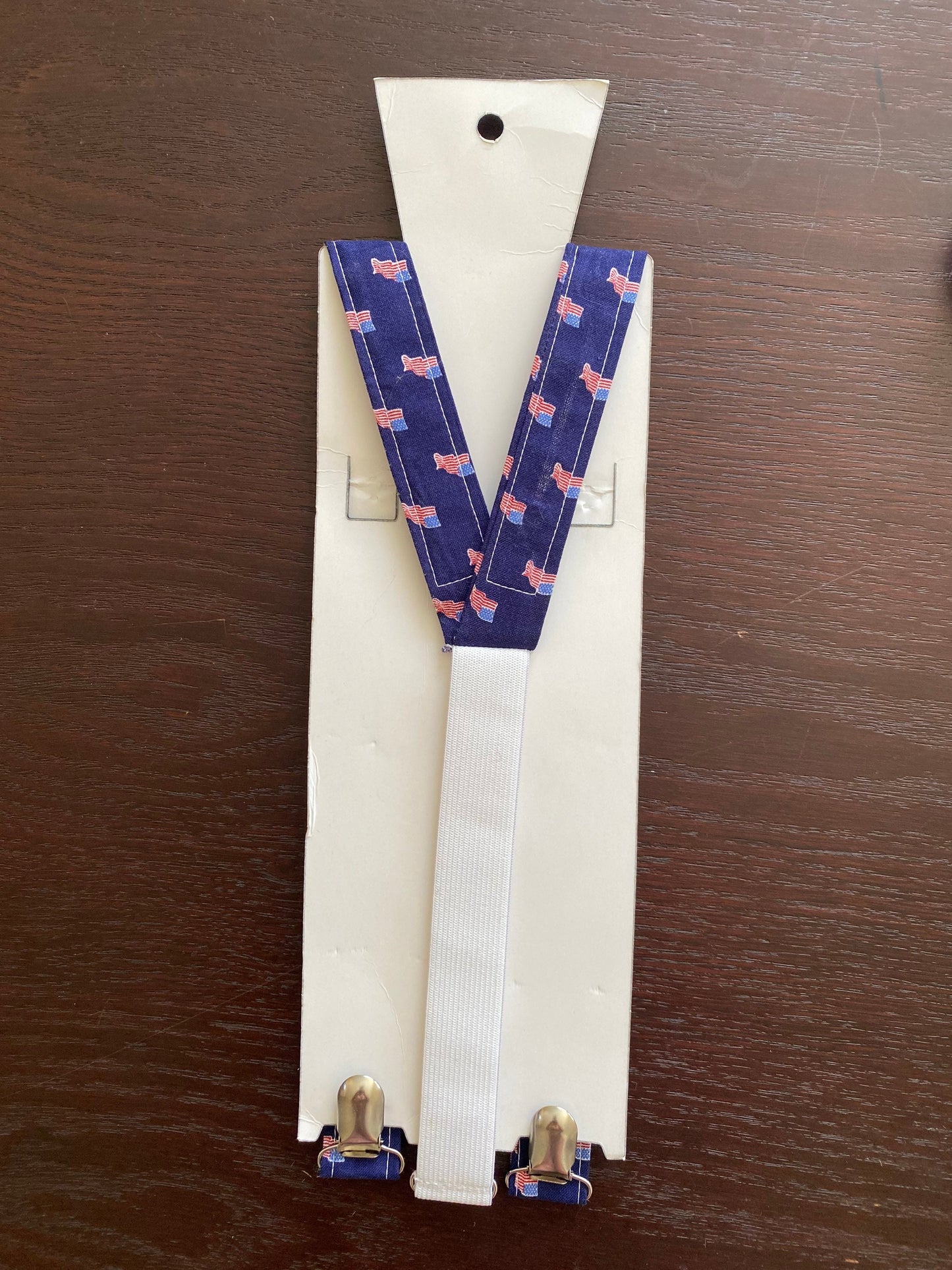Patriotic American flag bow tie and suspenders custom bowtie all sizes made to order