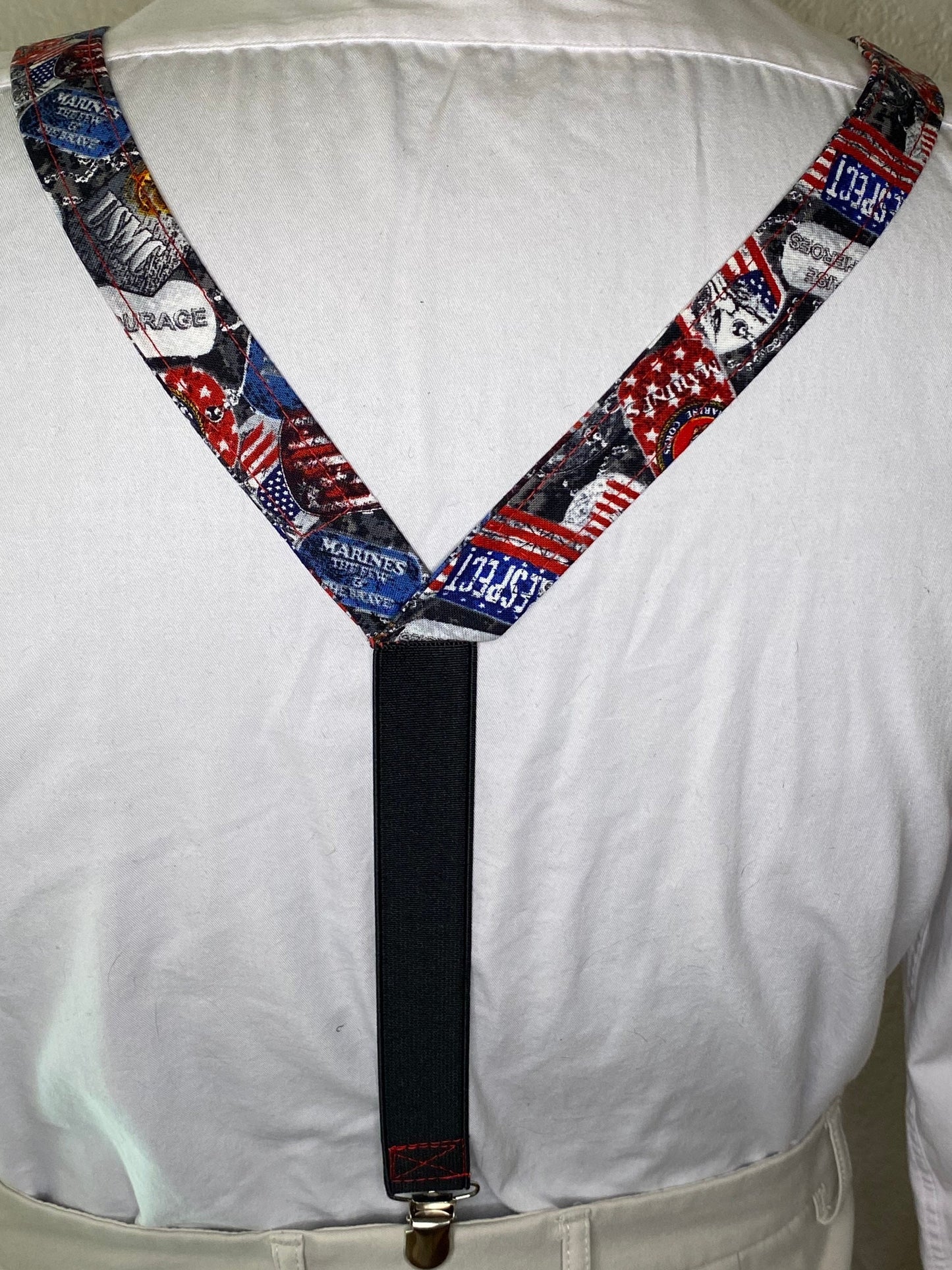 USMC Marine suspenders and bow tie / Infant, Toddler, Child, Teen, Adult, Big & Tall Oorah! Semper Fi
